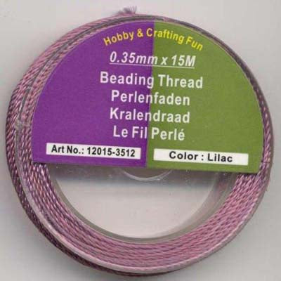 Beading thread on reel 0.35mmx15m