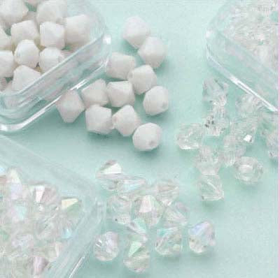 Perlur Acrylic beads trio 6mm