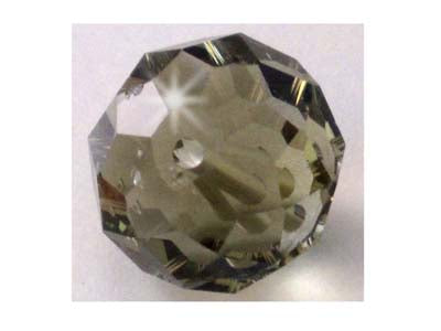 Top quality facetted glass beads 13 x 18mm