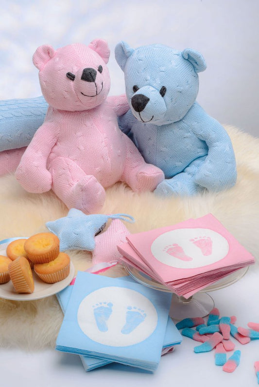 Servíettur Baby steps 33x33