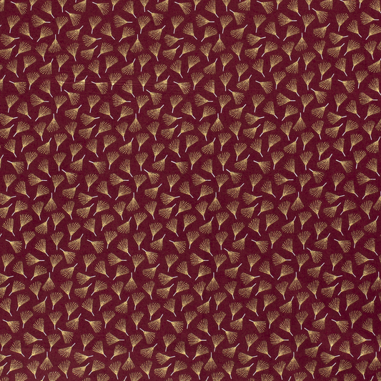 Poplin Gold Print 100co