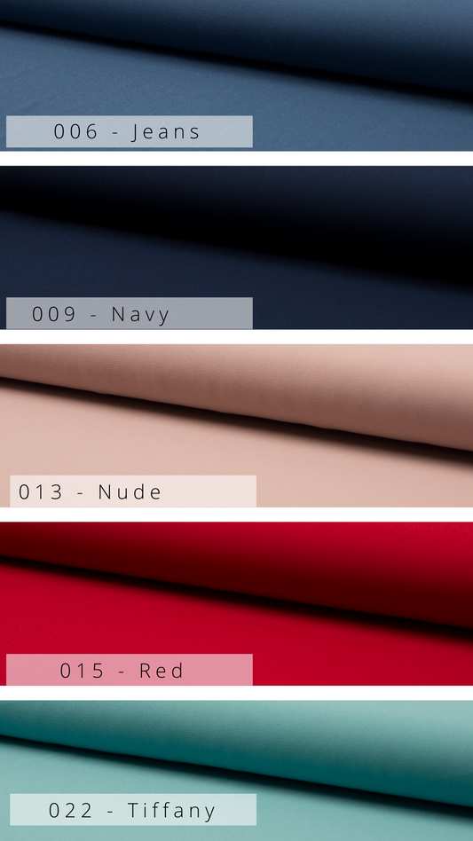 Gróft chiffon (Dubbel Crepe Georgette)