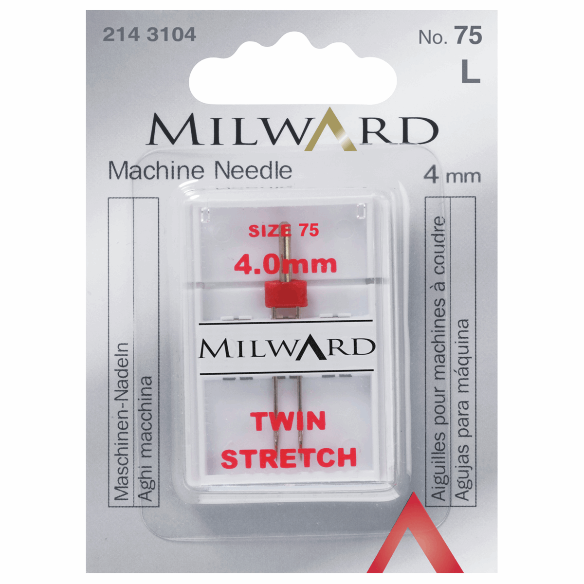 Saumavélanálar Twin Stretch 4,0mm