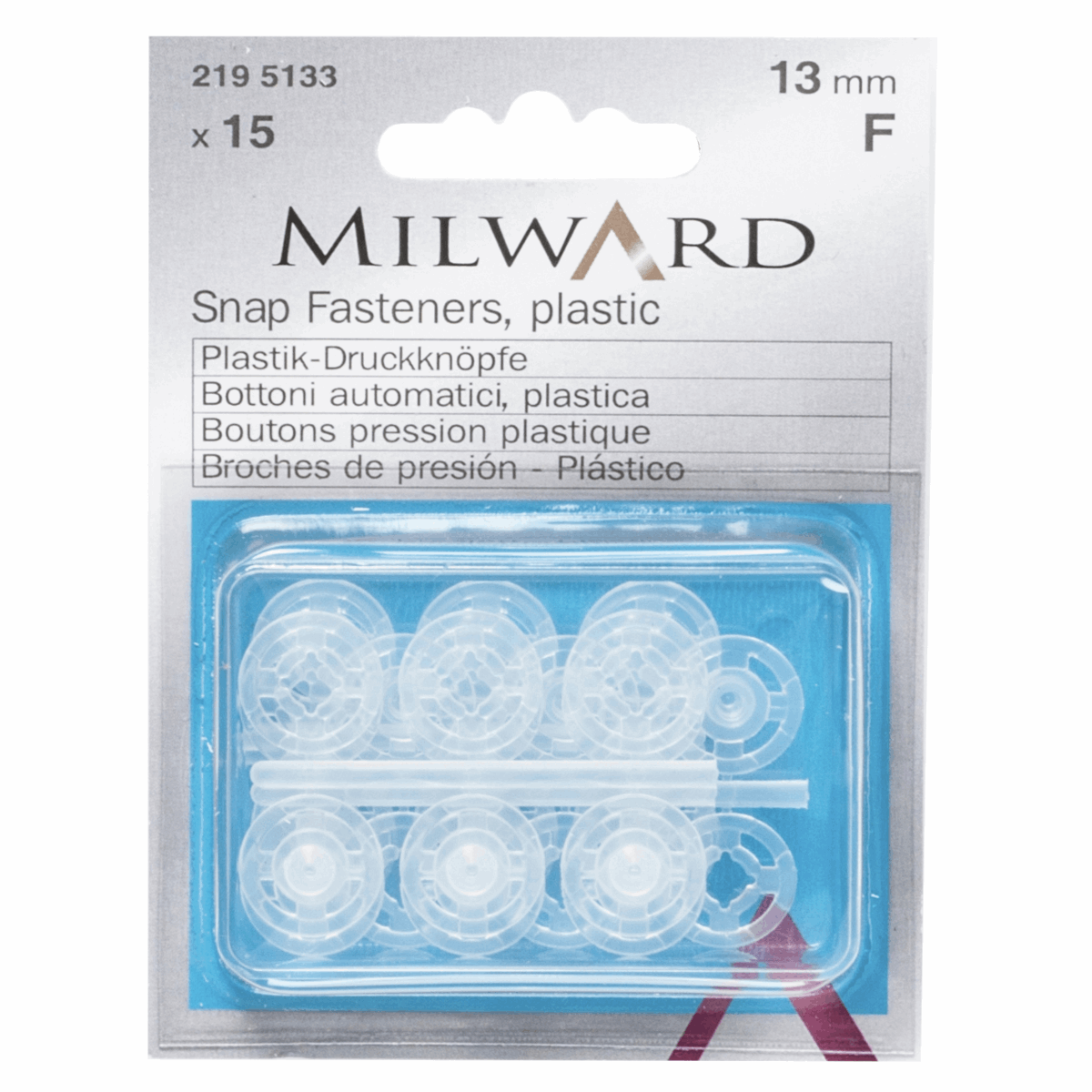 Plastsmellur - 13mm 15stk