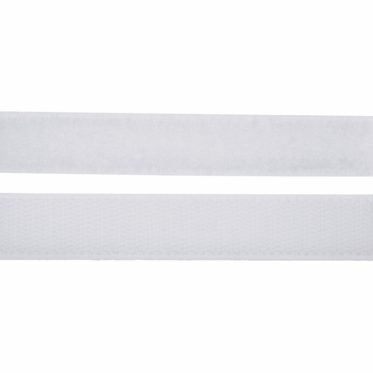 Franskur rennilás hvítur 20mm/1mtr. m. lími