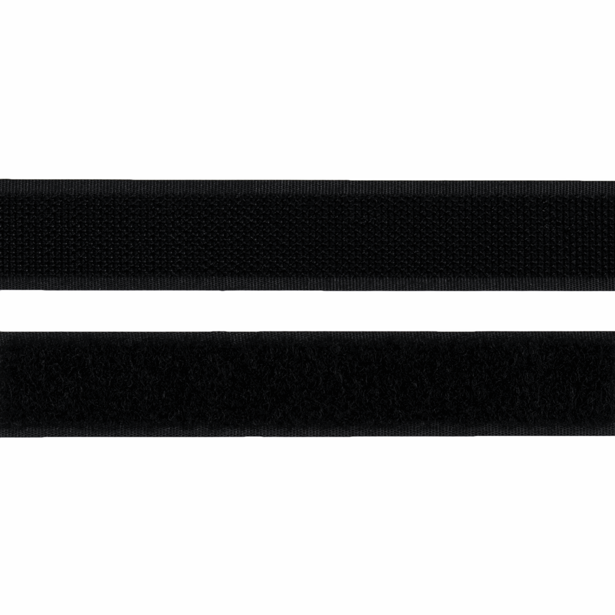 Franskur rennilás svartur 20mm/1mtr. m. lími