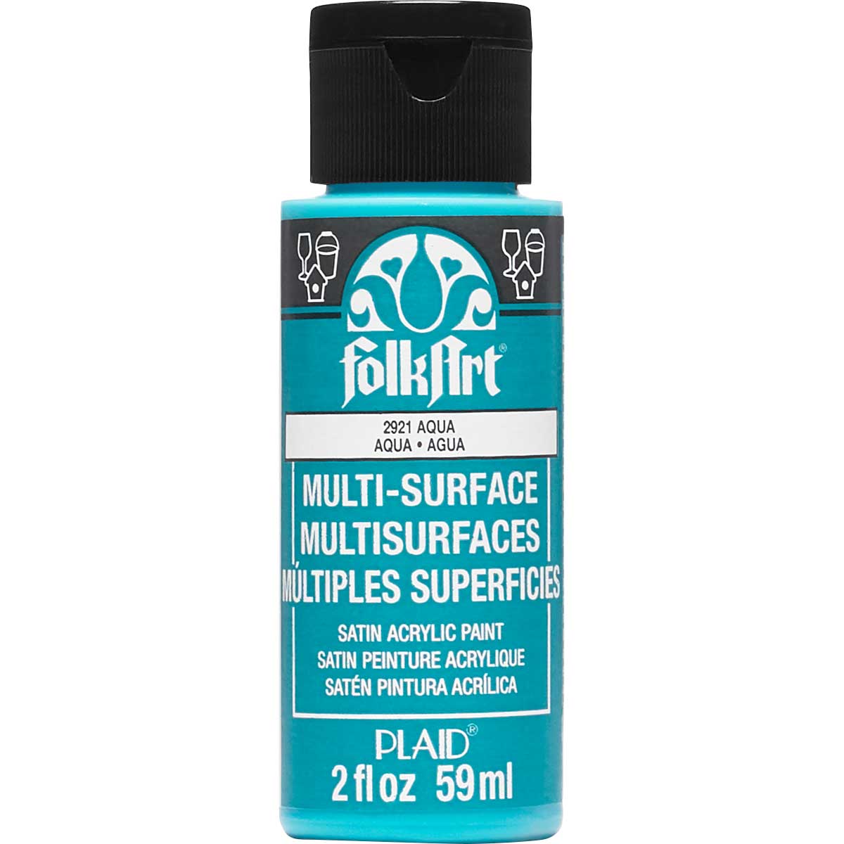 FolkArt Multi-Surface Akrílmálning 2oz - Margir litir