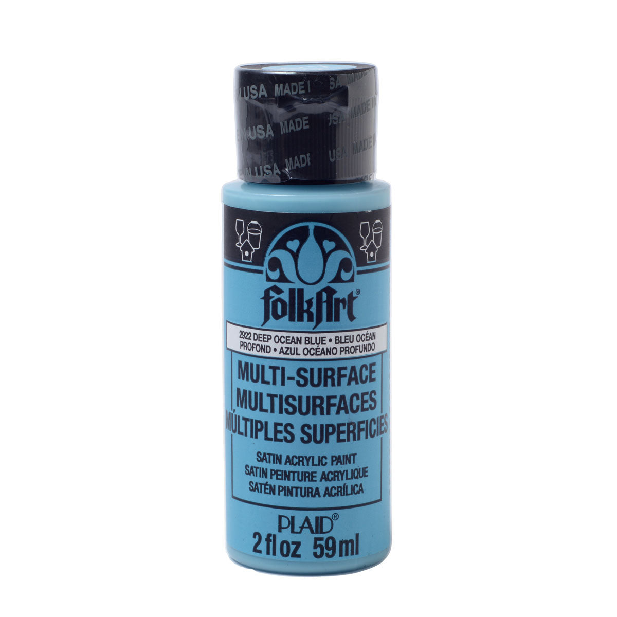 FolkArt Multi-Surface Akrílmálning 2oz - Margir litir