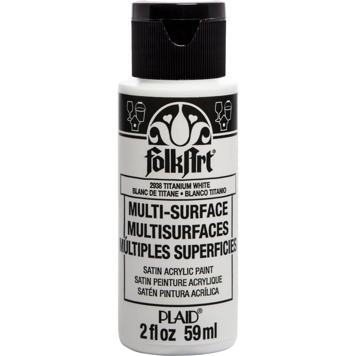 FolkArt Multi-Surface Akrílmálning 2oz - Margir litir