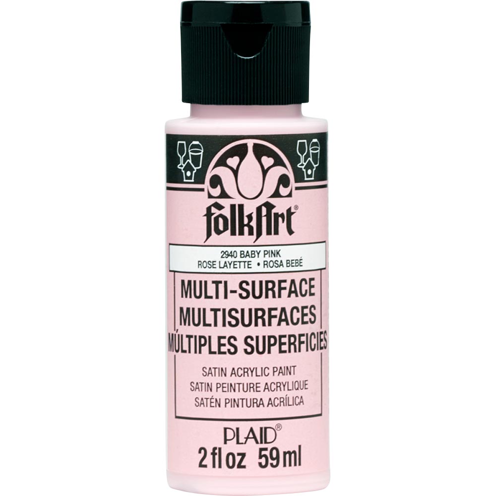 FolkArt Multi-Surface Akrílmálning 2oz - Margir litir