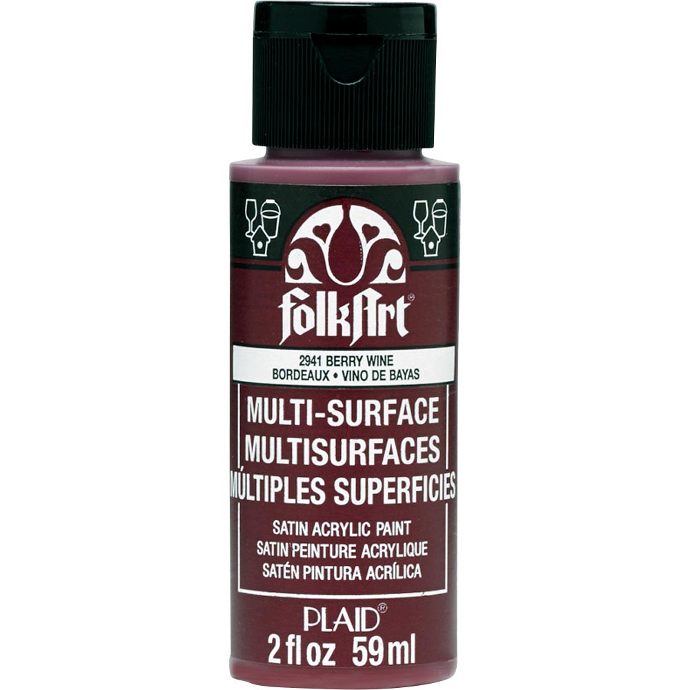 FolkArt Multi-Surface Akrílmálning 2oz - Margir litir