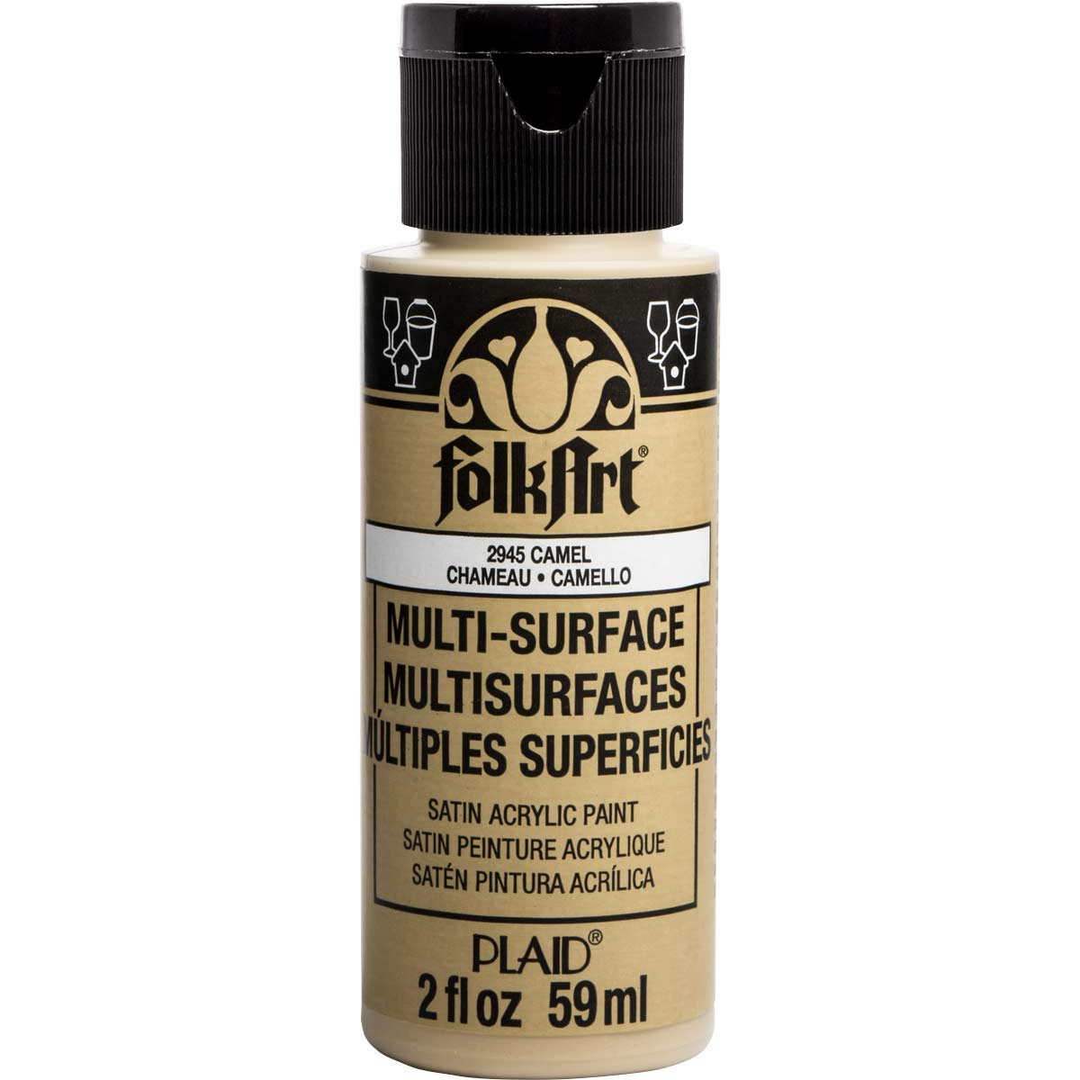 FolkArt Multi-Surface Akrílmálning 2oz - Margir litir