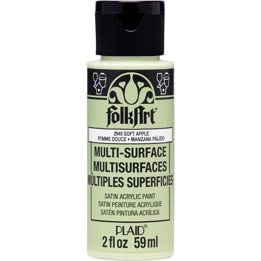 FolkArt Multi-Surface Akrílmálning 2oz - Margir litir