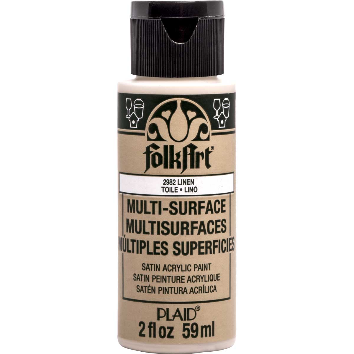 FolkArt Multi-Surface Akrílmálning 2oz - Margir litir