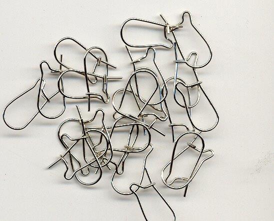 Ear wire kidney Platinum