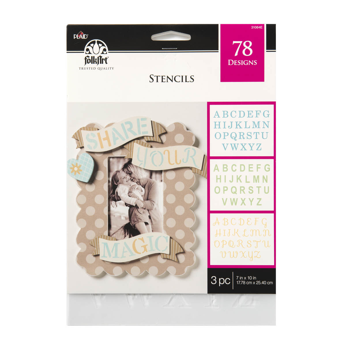 Stensill - Letters 3pcs