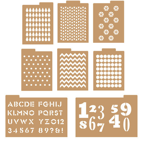 Stensill - Munstur og stafir