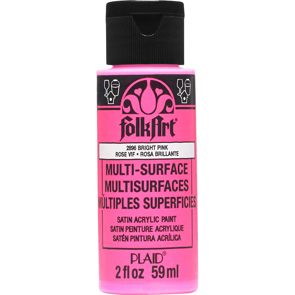 FolkArt Multi-Surface Akrílmálning 2oz - Margir litir