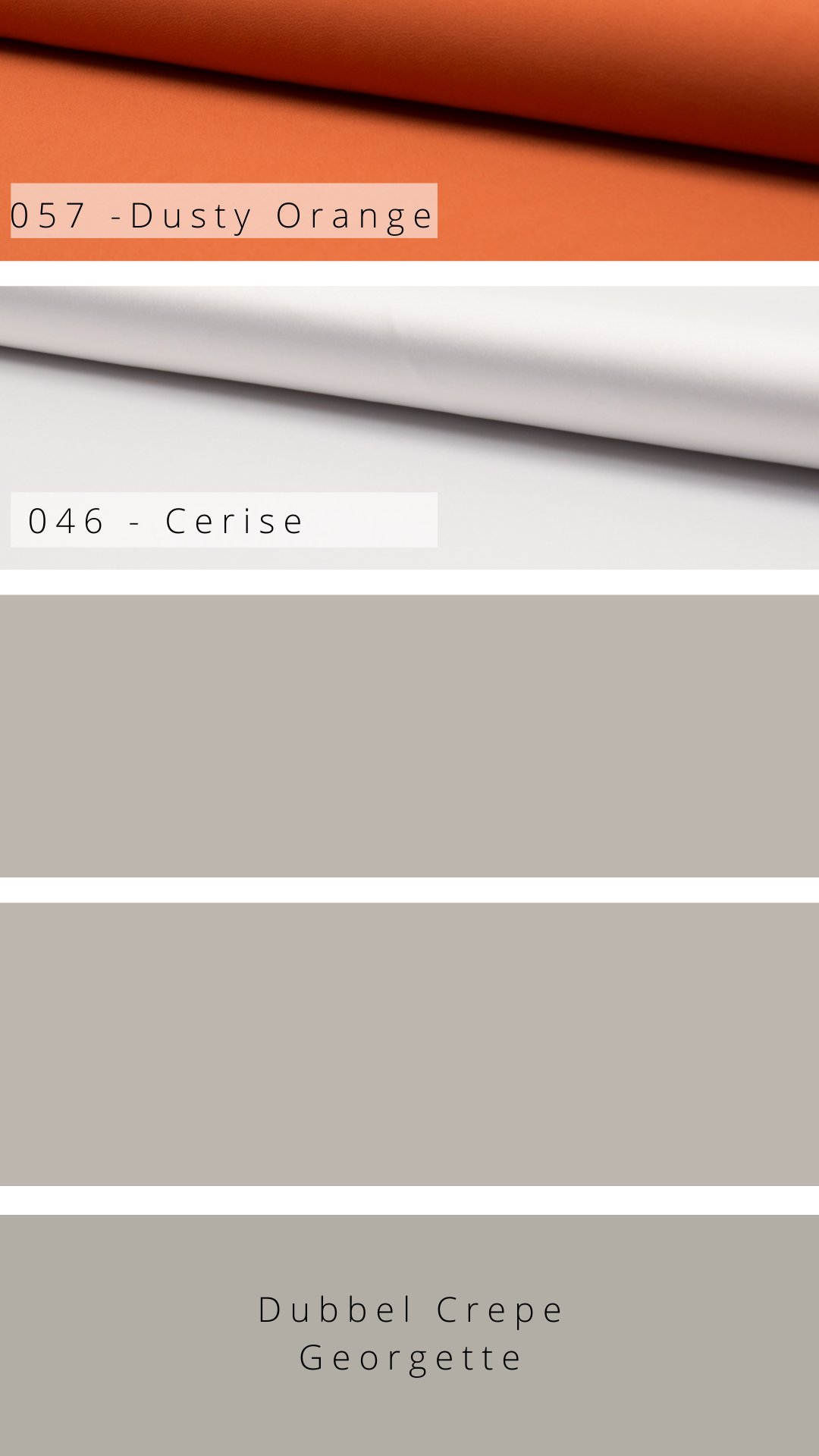 Gróft chiffon (Dubbel Crepe Georgette)