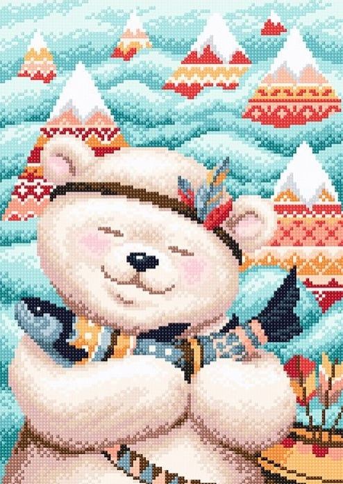 Diamond Painting - Bear with a Fish
