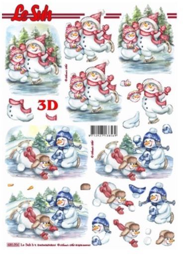 Le Suh 3D blöð A-4