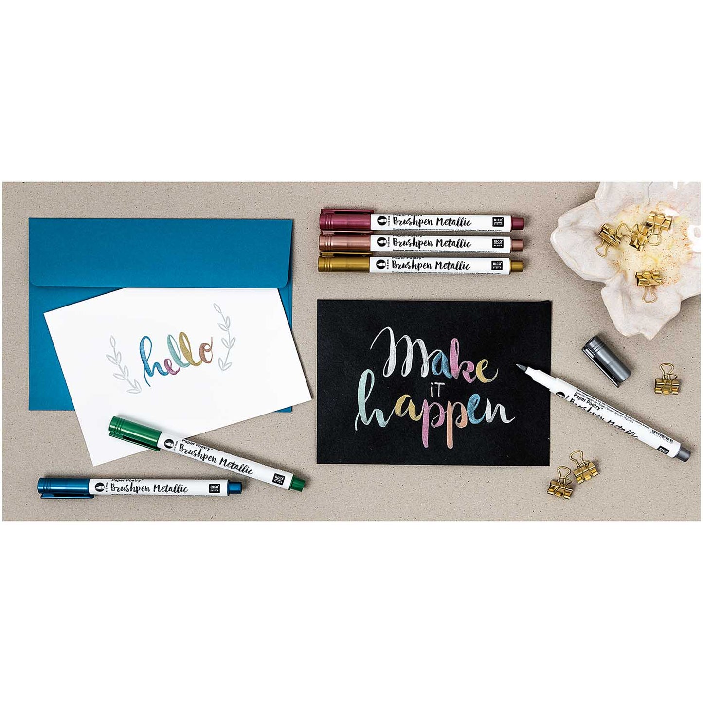 Metallic Brushpen 1-5mm black