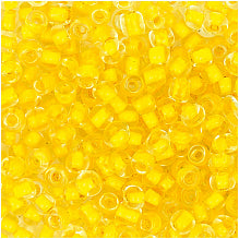 Perlur Rocaille 3,1mm - Yellow Matt