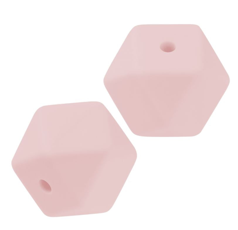 Schnulli Sílikon Hexagon - Bleik