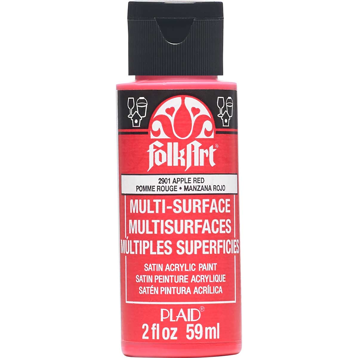 FolkArt Multi-Surface Akrílmálning 2oz - Margir litir