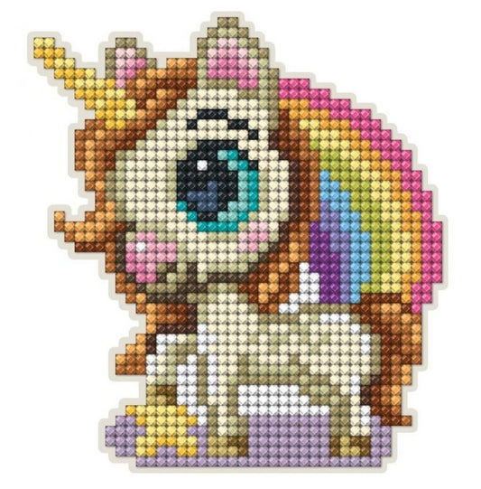 Diamond Painting Magnet Kit - Unicorn Rainbow