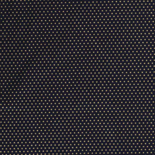 Poplin Gold Print 100co