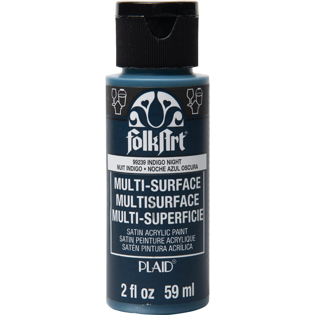 FolkArt Multi-Surface Akrílmálning 2oz - Margir litir