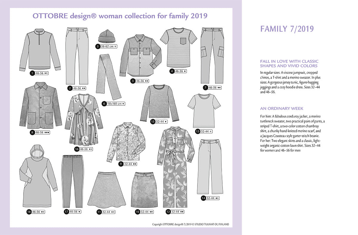 Ottobre blöð - Family og Woman