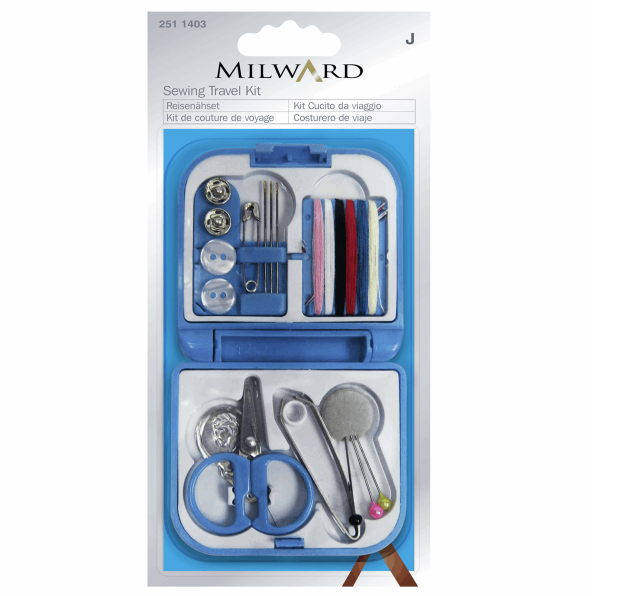 Saumasett - Blátt/Bleikt/Grænt