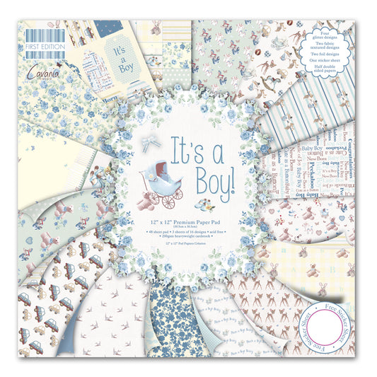 Pappír 6x6 - It's a Boy