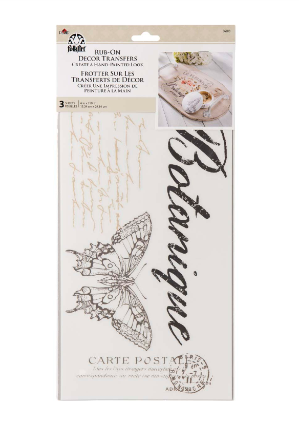 Rub-On Decor Transfer - Le Fleuriste
