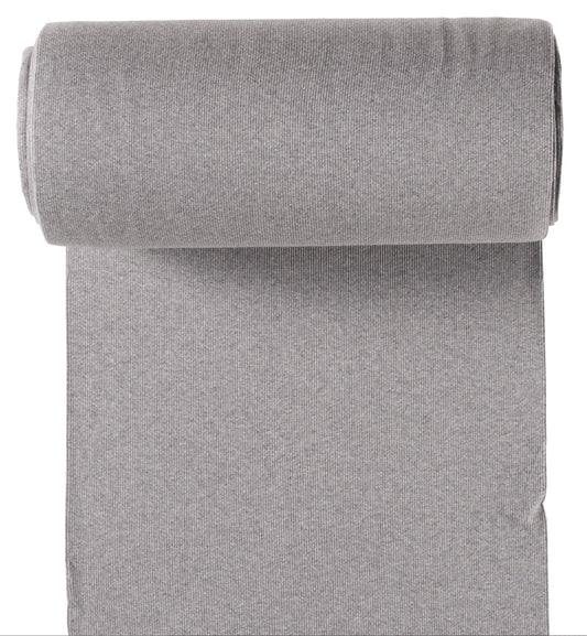 Stroff melange 2x2 rib