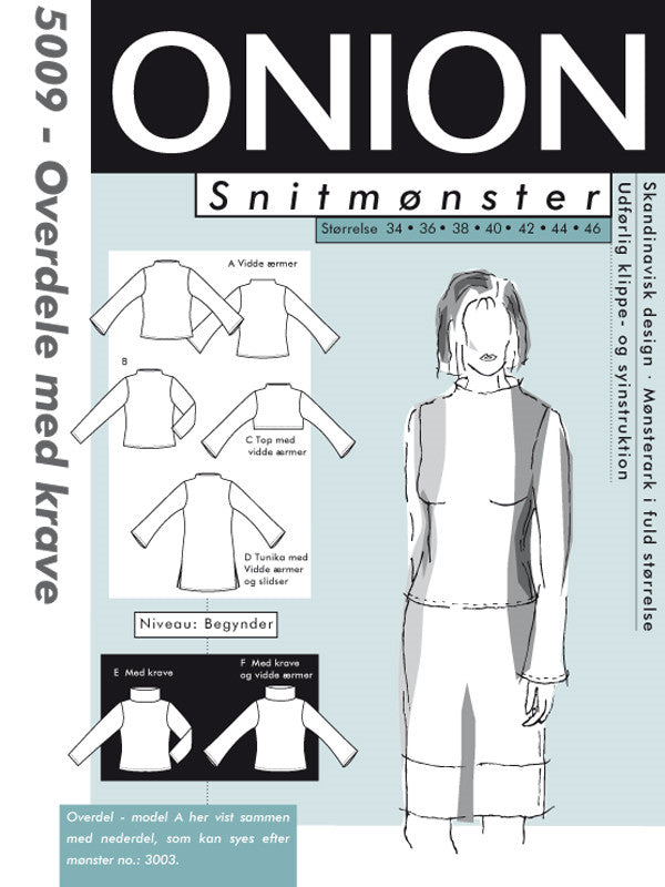 Snið/onion peysur/bolir