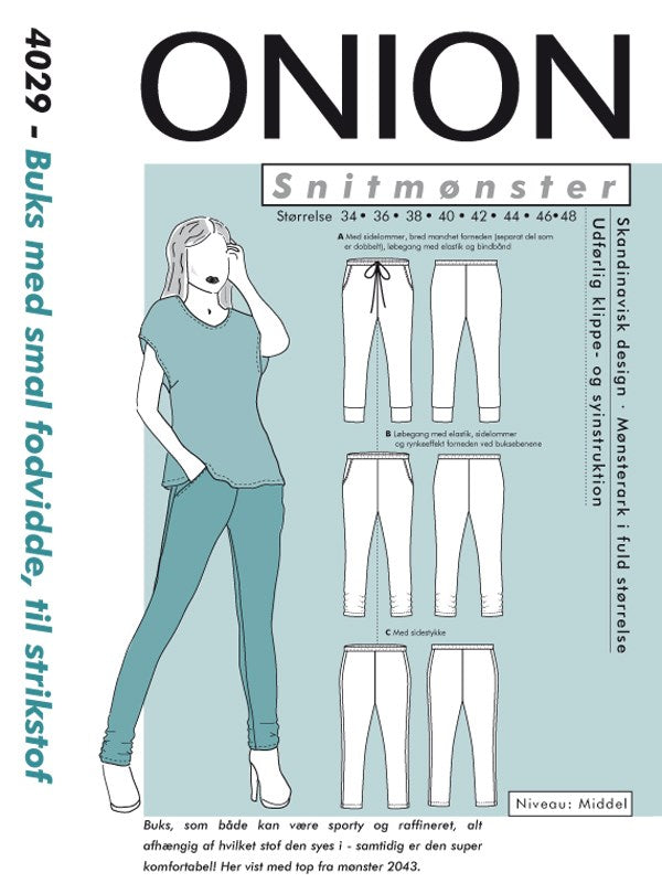 Snið/onion Buxur/pils