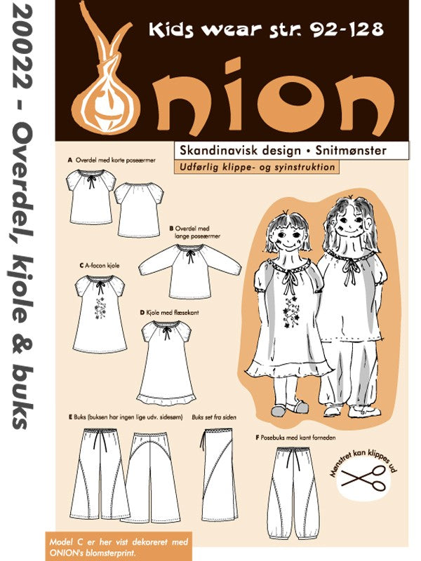 Snið/ onion - Barnasnið