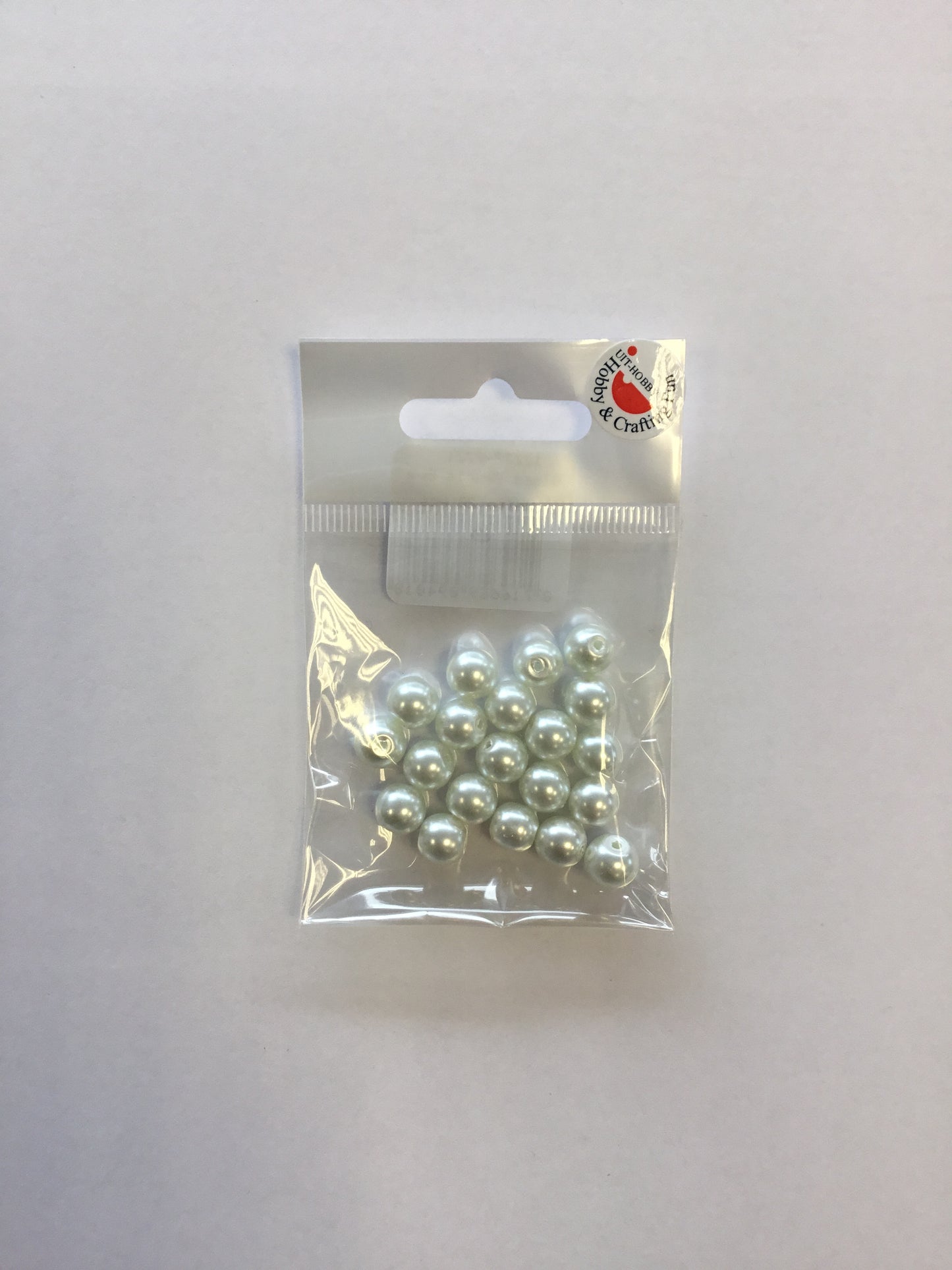 Glass Pearls 8mm - White