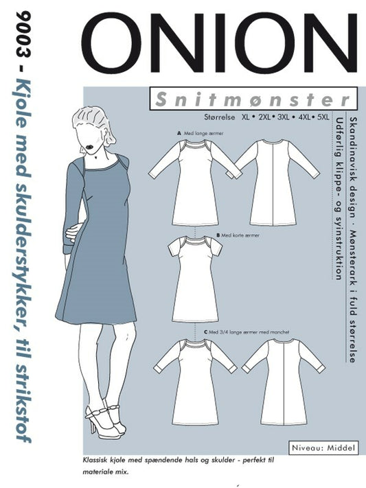 Snið/onion stærri stærðir