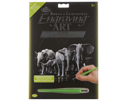 Engraving Art - Elephant