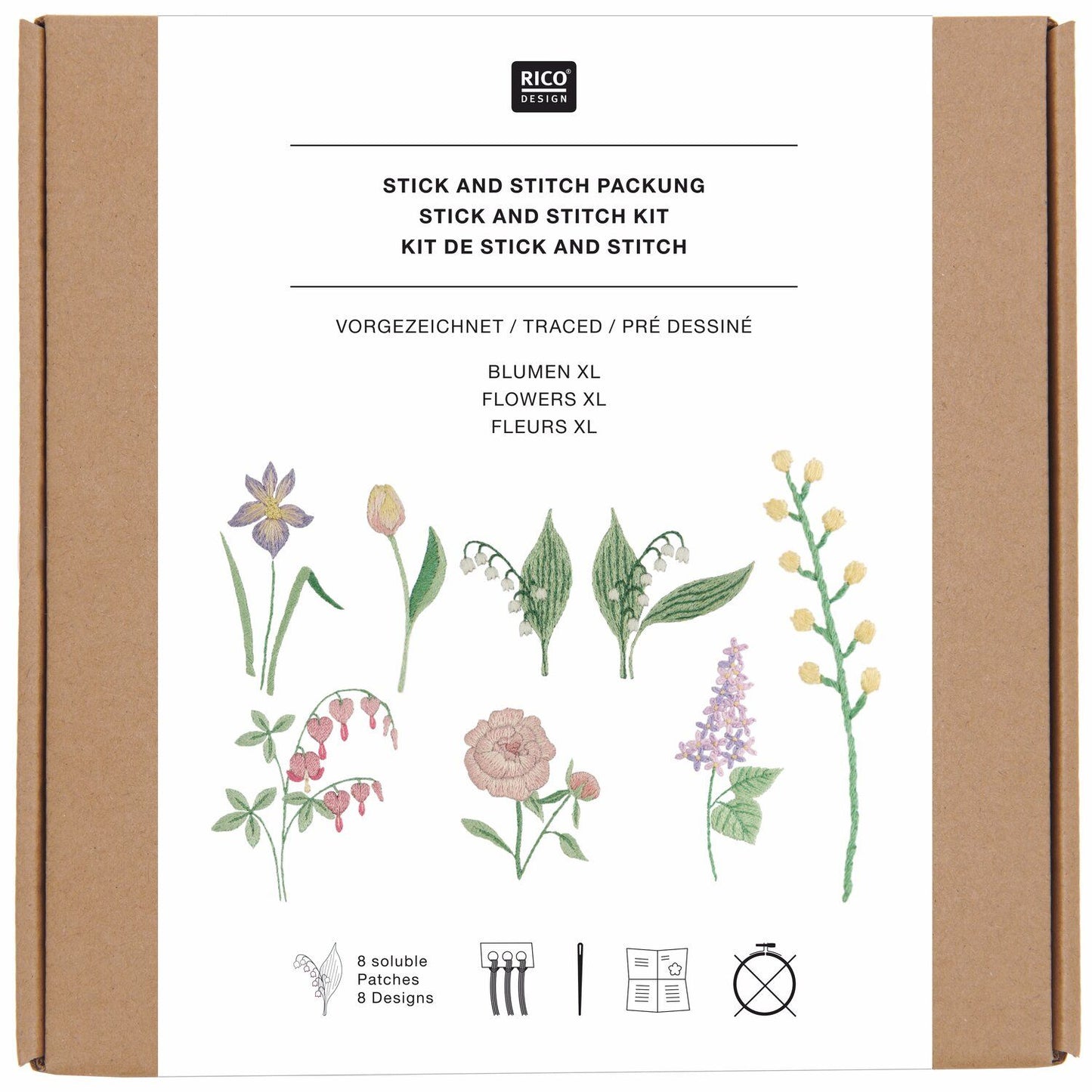 Útsaumur - Stick and stitch