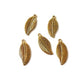 Metal Charms Feather - Gold