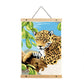 Painting by numbers - Leopard in a Tree