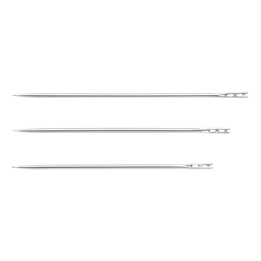 Sjálfþræðandi nálar