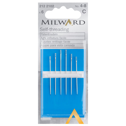 Sjálfþræðandi nálar