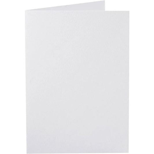 Kort  white 10,5x15cm 10stk