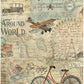 Ríspappír A4 - Around the World